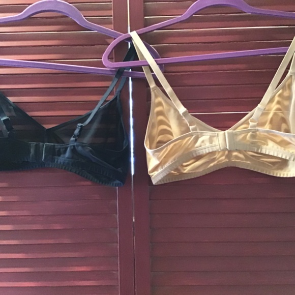 TWO Negative Underwear Sieve Non Wire Bras one Navy and one Buff Size 3 - Picture 5 of 6